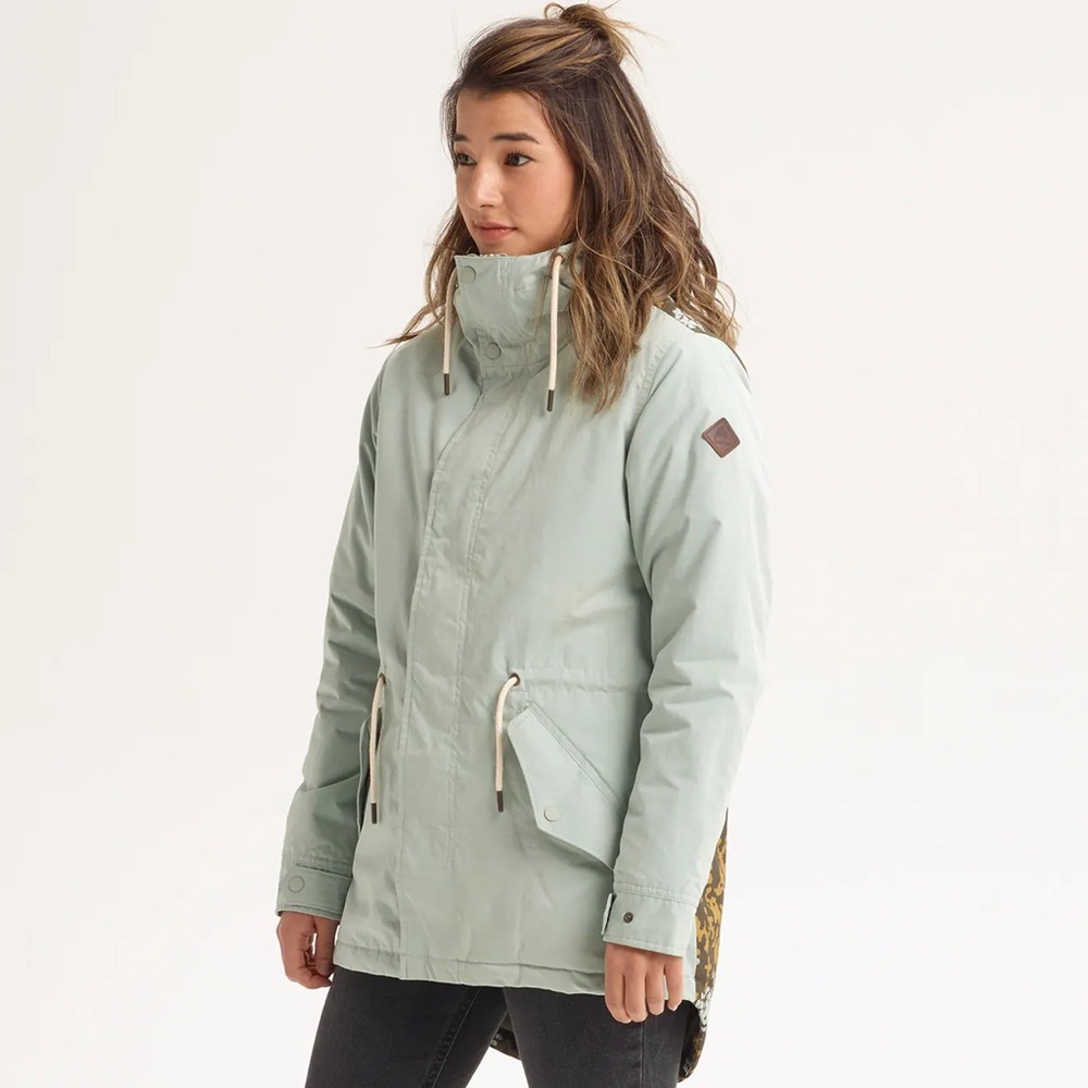 Women’s Burton Sadie Jacket Aqua Gray/Camo Medium